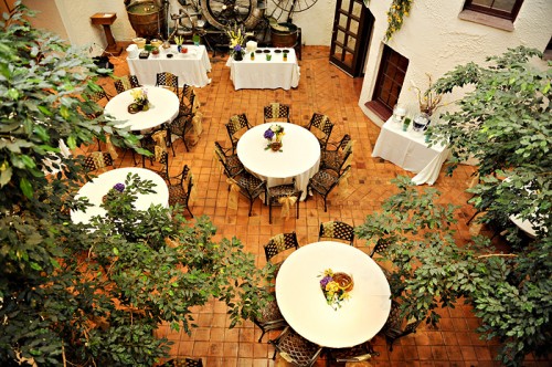 Courtyard Wedding Reception