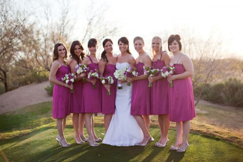 Purple Bridesmaid Dresses