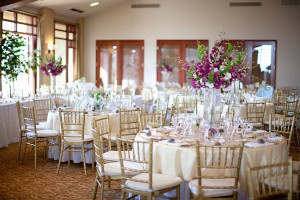 Purple-White-and-Gold-Wedding-Reception-Decor