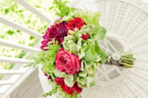 Red-and-Green-Bridal-Bouquet