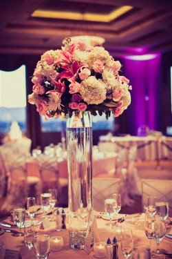 Tall-Clear-Vase-with-Floral-Topper