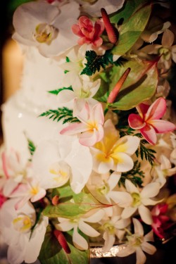 Tropical Wedding Cake