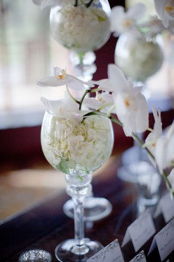 White Orchid Wedding Decor