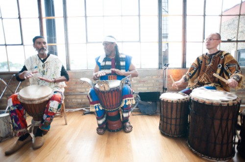 african drummers chicago wedding reception