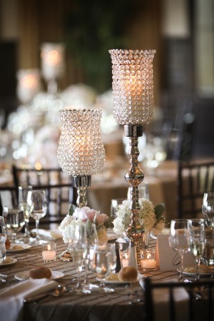 Crystal-and-Silver-Candle-Centerpiece