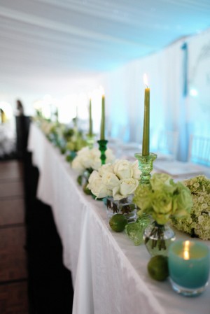 Turquose and Green Wedding