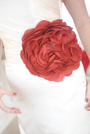 Red-Fabric-Flower-Accent