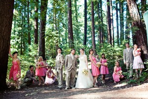 Pink Forest Wedding