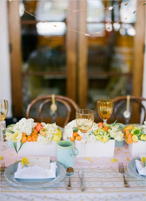 Orange-and-White-Summer-Table