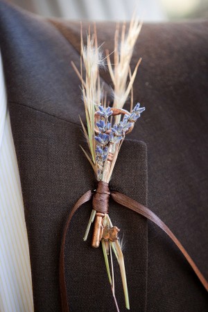 Purple-and-Brown-Boutonniere