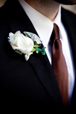 white-and-silver-boutonniere