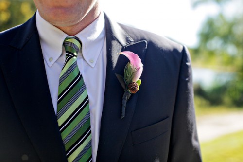 Groom-in-Green-Striped-Tie