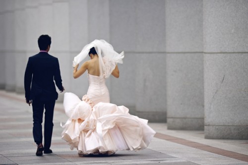 Ines-Di-Santo-Pink-Ruffled-Wedding-Dress