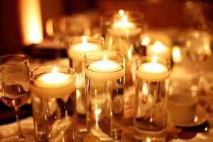 Multiple-Floating-Candle-Centerpieces