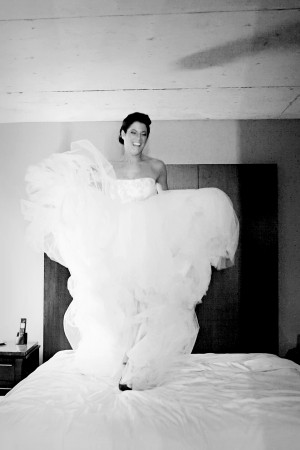 Bride-jumping-on-bed