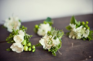 Ivory-Green-Boutonnieres