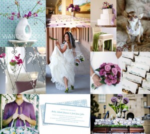 Purple-Aqua-Chartreuse-Wedding-Inspiration