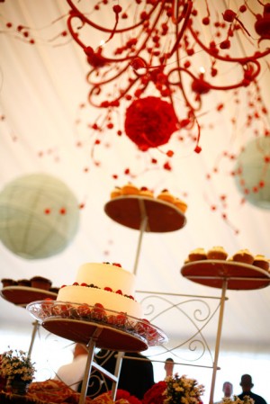 Red-Dessert-Display