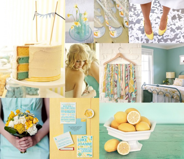 aqua-yellow-wedding-inspiration-board