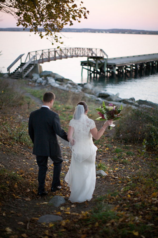 Bride-and-Groom-on-Dock
