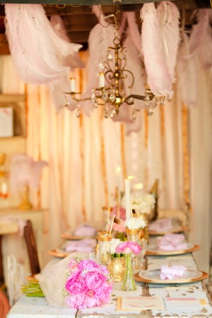 Gold-Pink-Wedding-Centerpiece
