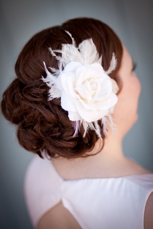 Rose-and-Feather-Headpiece