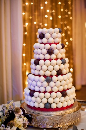 Modern-Gumball-Wedding-Cake