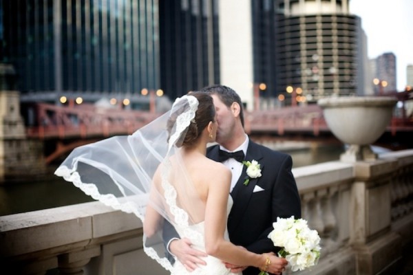 Chicago wedding portrait
