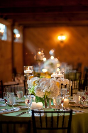 Yellow-Spring-Green-Candle-Centerpiece