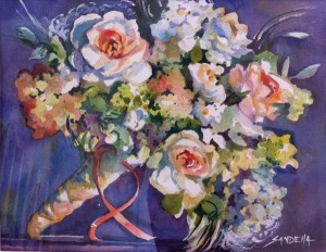 watercolor-wedding-bouquet