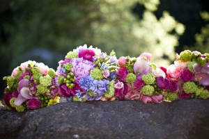 Pink-Green-Blue-Wedding-Bouquets
