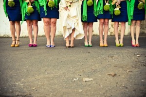 Rainbow-Bridesmaids-Shoes