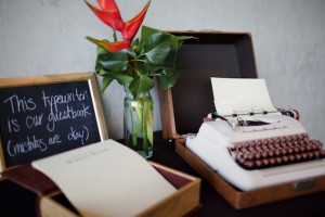 typewriter-guest-book