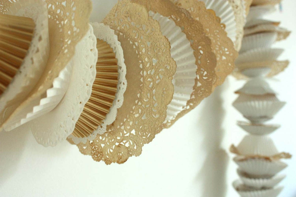 DIY Doily & Cupcake Liner Garland