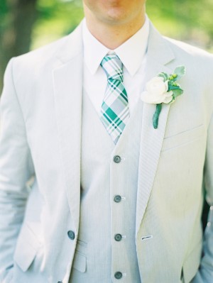 Gray-Suit-Kelly-Green-Striped-Tie
