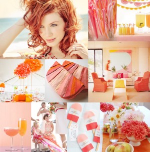 pink-yellow-orange-wedding-inspiration-board