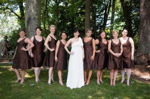 Brown-Bridesmaid-Dresses