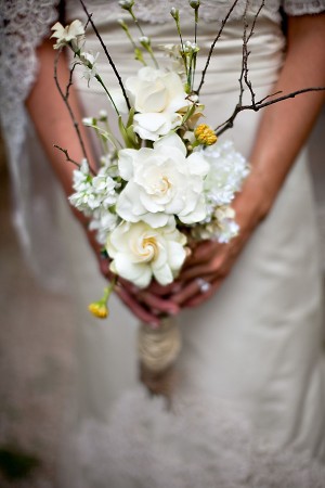 Natural-Wedding-Bouquet-Gardenias