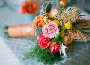 Peach-Aqua-Wedding-Bouquet