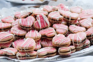 Pink-Heart-Wedding-Cookies