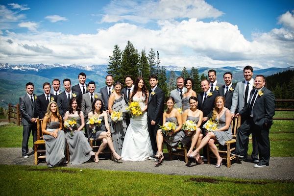 Yellow-Grey-Mountain-Wedding-Bridal-Party