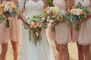 13-Rustic-Vintage-Pink-Bridesmaids