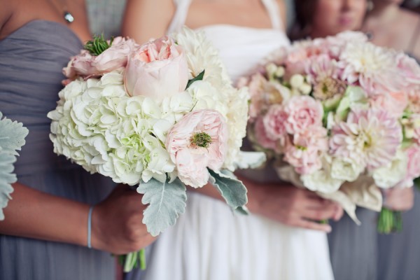Romantic-Feminine-Pink-and-White-Bouquets