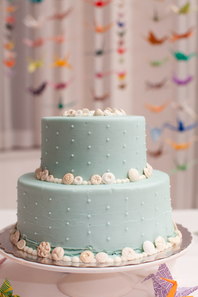 Aqua-Wedding-Cake