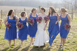 Bright-Royal-Blue-Bridesmaids
