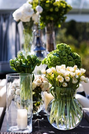 Green-and-White-Wedding-Centerpieces