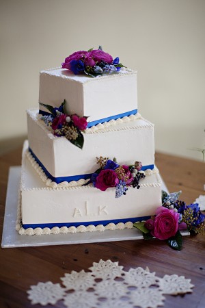 Three-Tiered-Square-Wedding-Cake