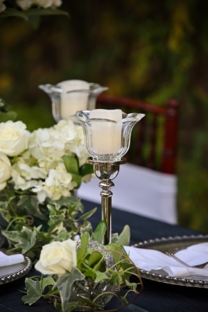 Crystal-Candle-Ivy-Rose-Centerpiece