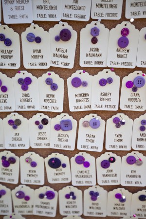 Purple-Button-Escort-Cards
