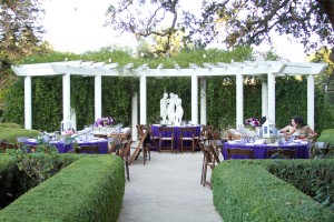 Purple-Wedding-Reception-Pergola